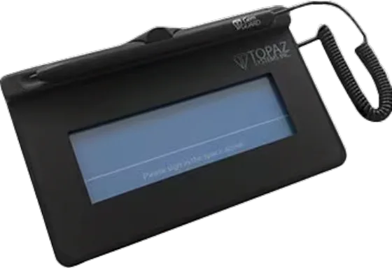 Digital signature pad